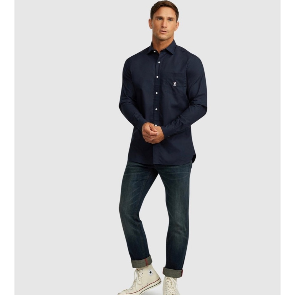 cotton poplin sport shirt - Picture 5 of 5